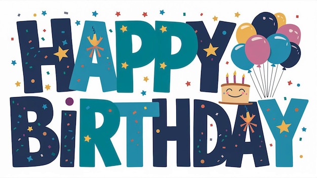 a birthday card with a happy birthday on it